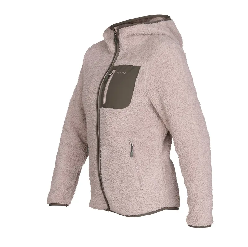 Shires Aubrion Clement Fleece Jacket Ladies in Taupe-2
